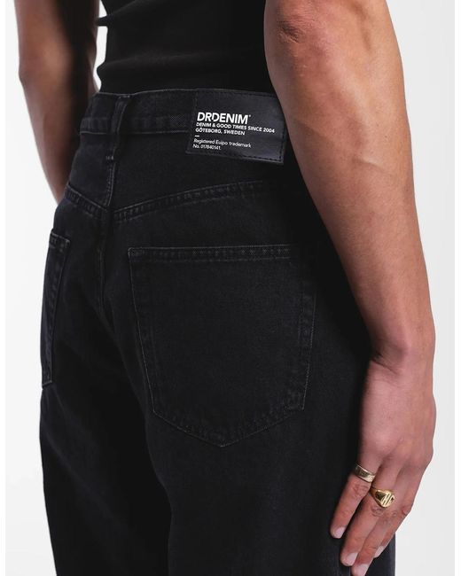 Dr. Denim Black Omar Relaxed Denim