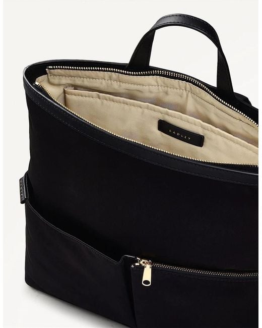 Radley Black M Ziptop Bkpk for men