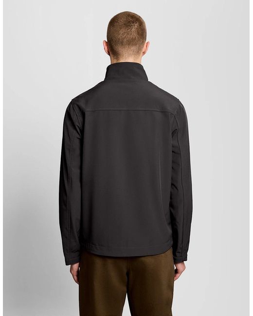 Lyle & Scott Gray Mesh-Back Softshell Jacket for men