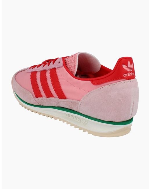 Adidas Pink Originals Sl 72 Og Trainers Sneakers Js0254