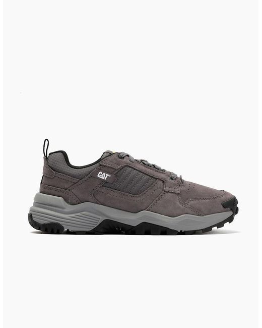 Caterpillar Black Grapple Suede Tornado Trainers for men