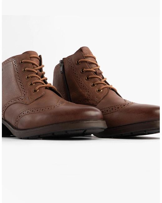 Josef Seibel Brown Kate 11 Brogue Boots Brasil
