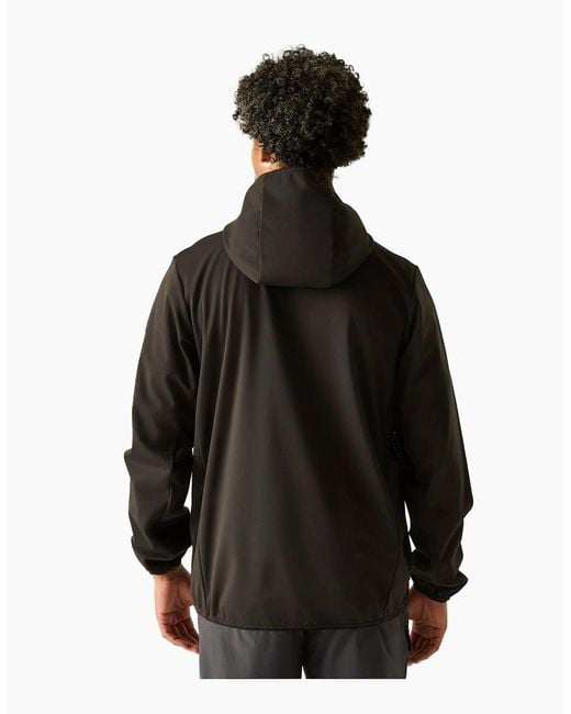 Regatta Black Tredmoor Soft Shell Jacket for men
