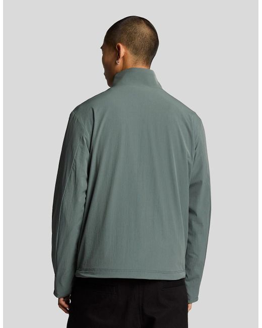 Lyle & Scott Green Keyline Windbreaker Jacket for men
