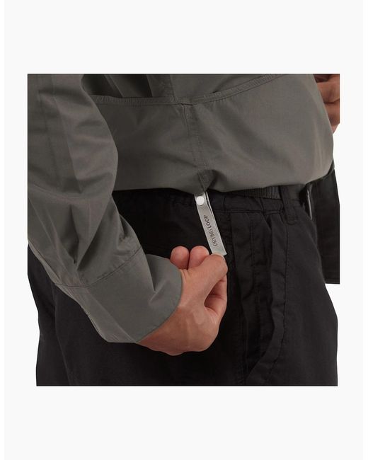 Craghoppers Gray Expert Kiwi Long-Sleeved Shirt for men