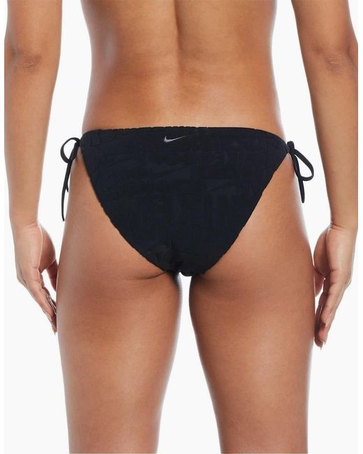 Nike Blue Tie Triangle Bikini Bottom