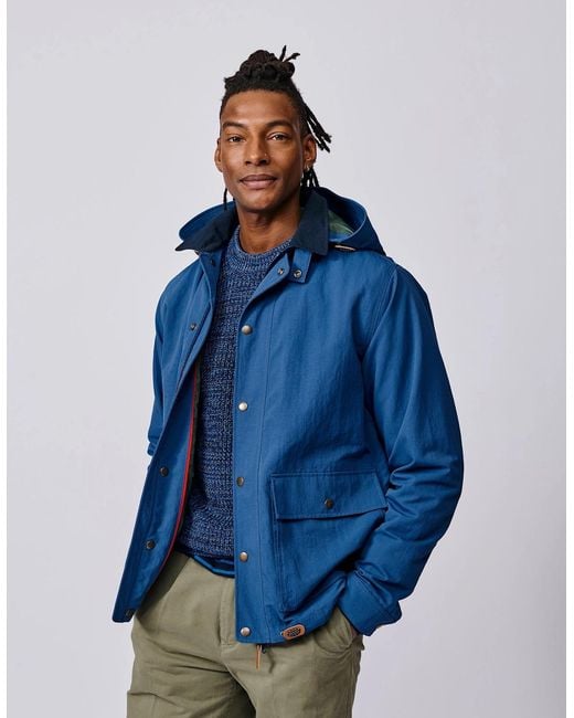 aubi Blue Eastwood Water Resistant Jacket for men