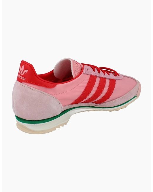 Adidas Pink Originals Sl 72 Og Trainers Sneakers Js0254