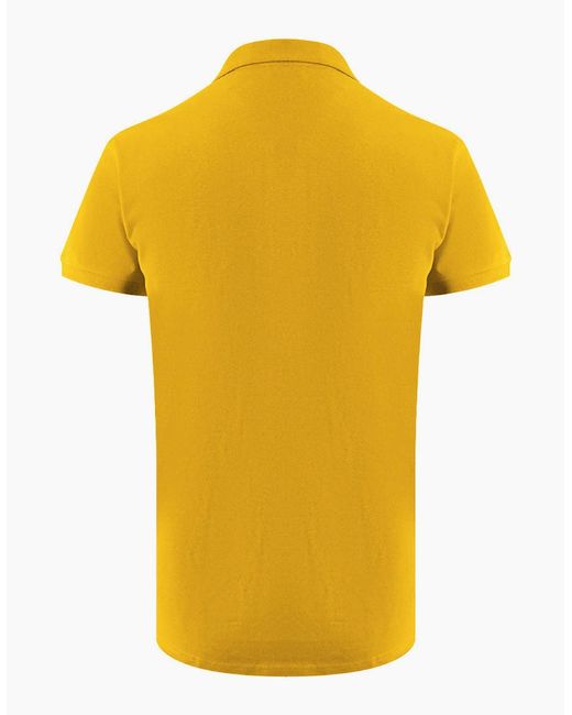 Iceberg Yellow Ice Triangle Logo Polo Shirt for men