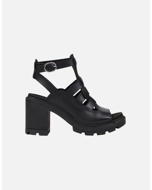 Timberland White Leather Buckle Strap Sandals