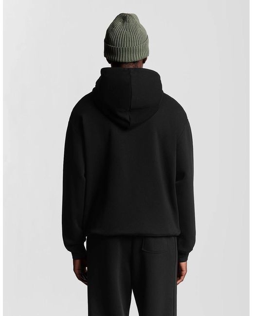 Lyle & Scott Black Lounge Full Zip Hoodie for men
