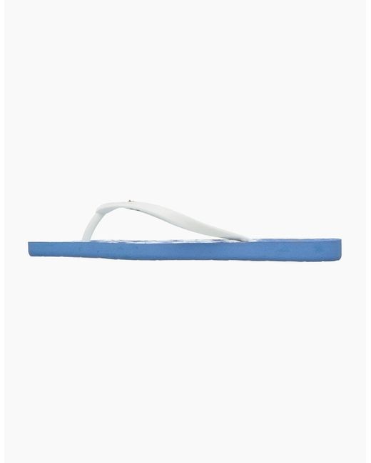 Roxy Blue New Viva Printed Sandals