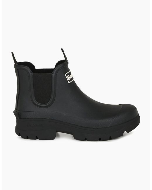 Barbour Black Nimbus Ankle Wellingtons
