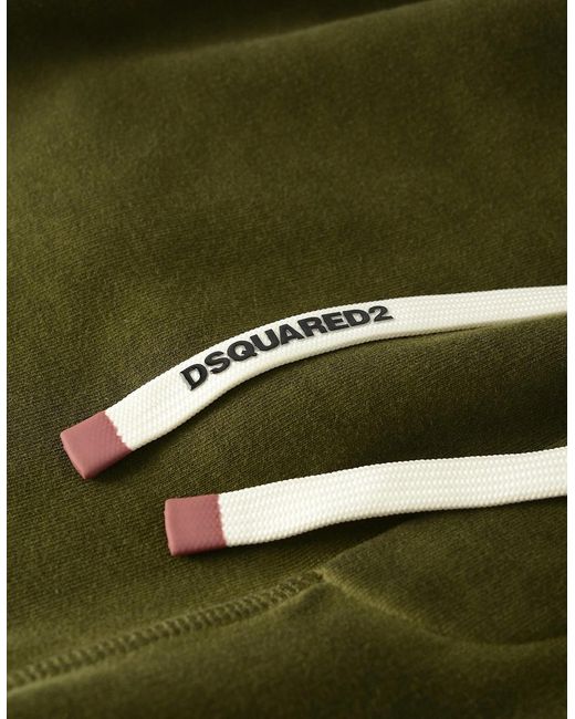 DSquared² Green Long Arnold Drawstring Shorts for men