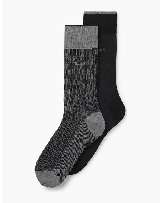 Boss Black Pack Of Regular Length Socks for men