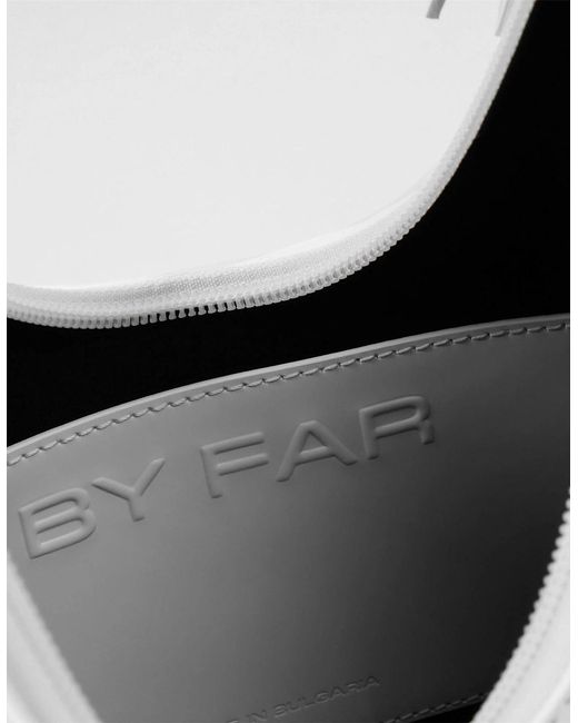 By Far White Leather Shoulder Bag