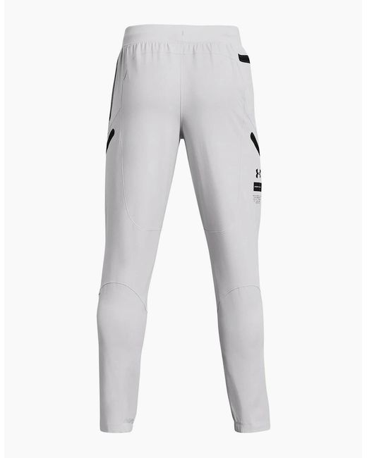 Under Armour Gray Unstoppable Solid Patterned Slim Combat Pants for men