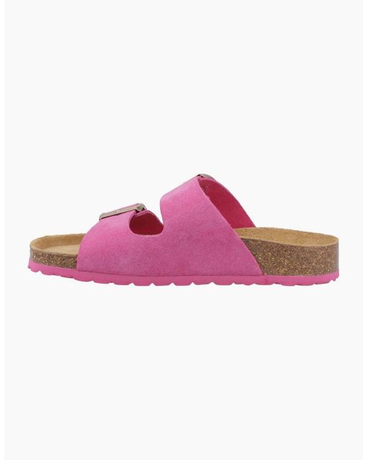 Hush Puppies Pink Brixley Mules