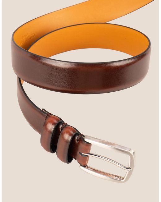 Oswin Hyde Orange Gavin Belt for men