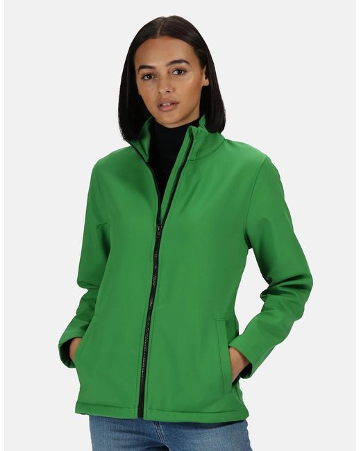 Regatta Green Professional /Ladies Printable Soft Shell Jacket