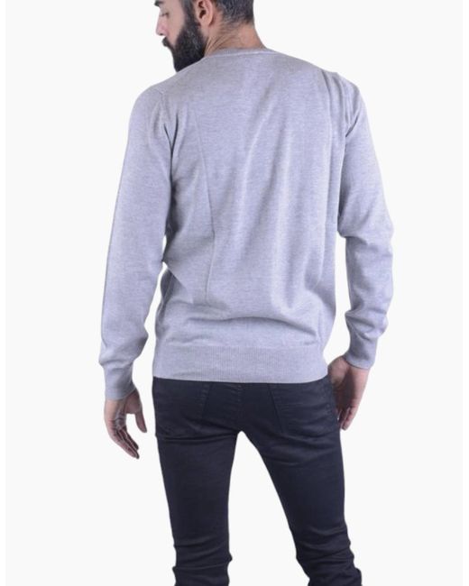 Armani Blue Emporio 8N1M41 Cardigan Long Sleeve V Neck Knitwear Pullover Jumper for men