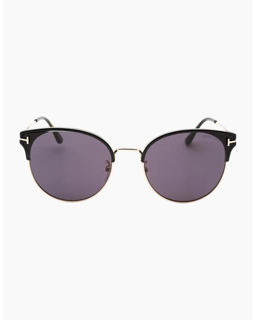 Tom Ford Brown Teacup Asian Fit Sunglasses