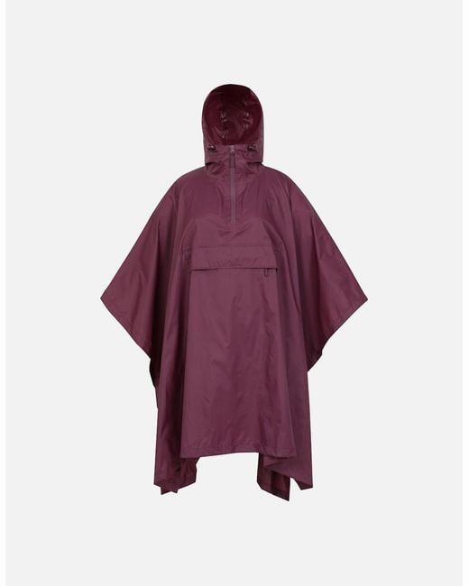 Mountain Warehouse Purple Ladies Pakka Waterproof Poncho