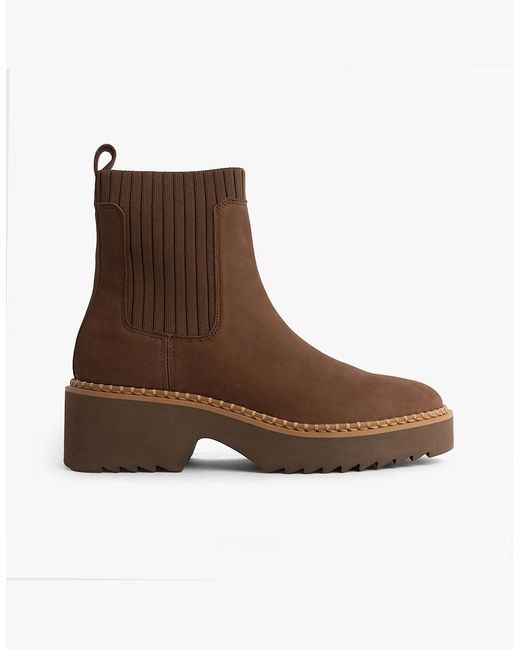 TOMS Brown Millie Chelsea Boots Dark