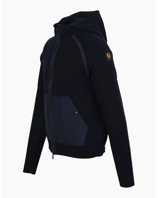 Belstaff Blue View Hooded Full Zip for men