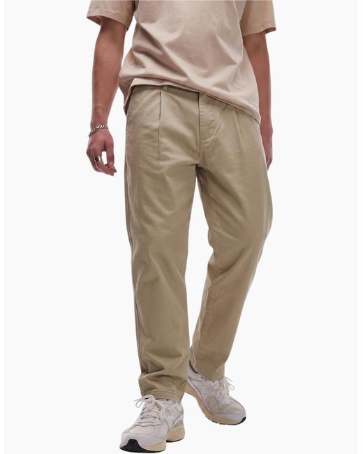 Topman Natural Chino Pant Cotton Trouser for men