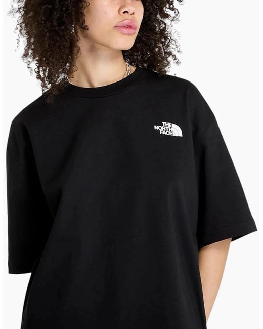 The North Face Black T Shirts Nse Oversized Crew Neck Short Sleeve Cotton for men