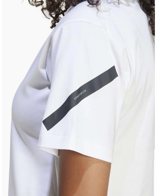 Adidas White W Z.N.E. Tee T-Shirt