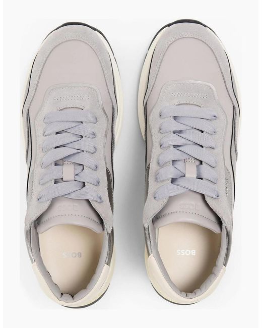 Boss White Runn Ltsdmt1 10260535 0 Low Top Trainers