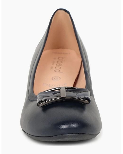 Bioeco Blue Eloise Court Shoes