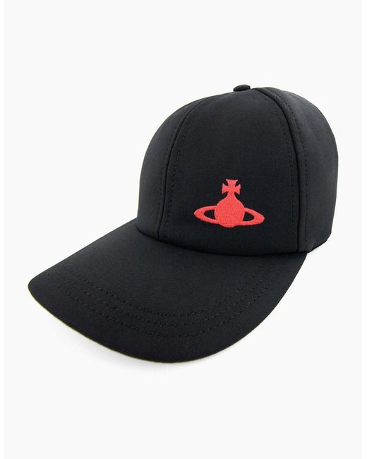 Vivienne Westwood Blue Orb Logo Baseball Cap for men