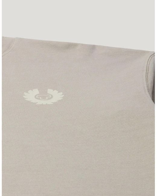 Belstaff Gray Competition T-Shirt A1-26 Concrete for men