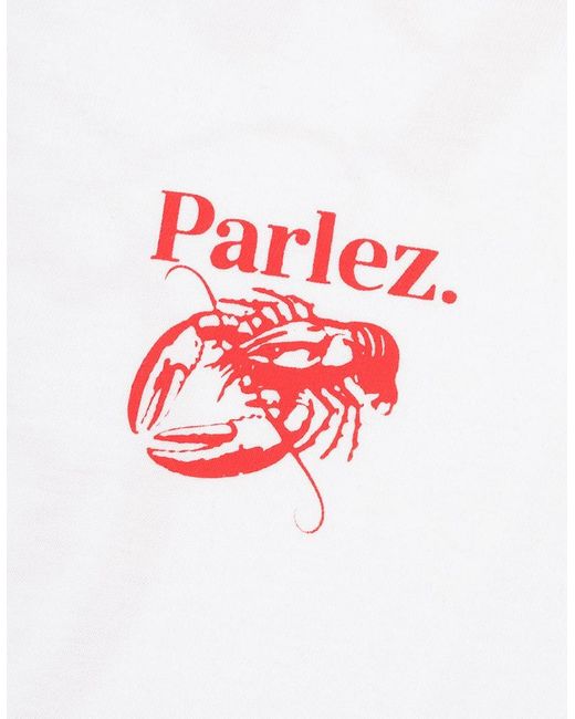 Parlez White Slip T-Shirt for men