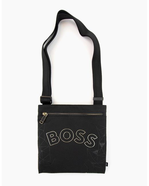 Boss White Catch Gl Structured Nylon Seasonal Pattern Envolop 001 for men