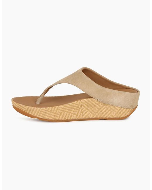 Fitflop White Lulu Lux Graphic Weave Sandals