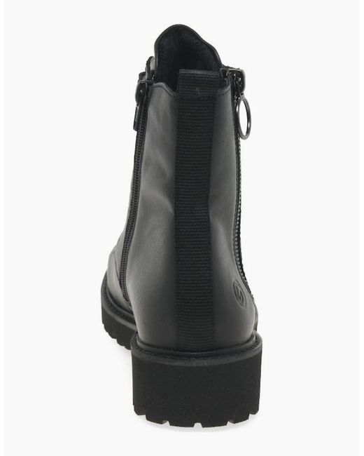 Remonte Black Boost Ankle Boots