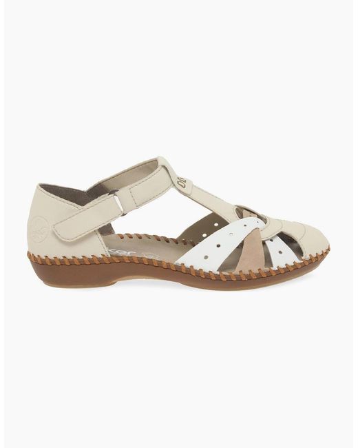 Rieker White Maria Sandals