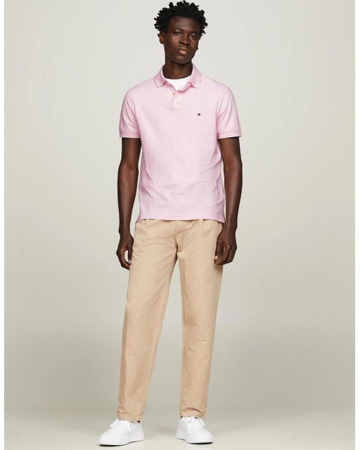 Tommy Hilfiger Pink 1985 Regular Fit Polo for men