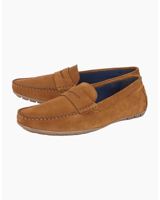 Lotus Brown Addison Loafers for men