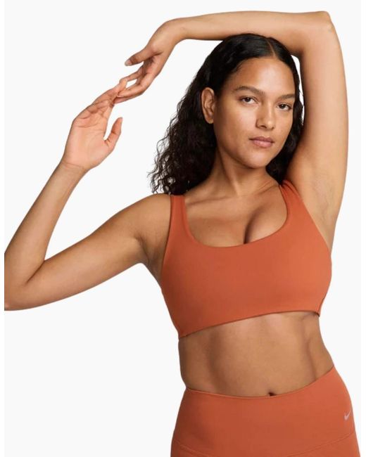 Nike Brown Burnt Training Top