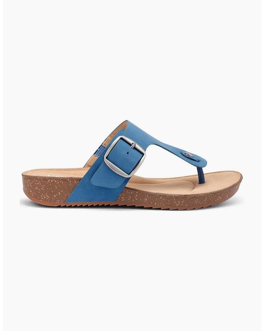 Hotter Blue Resort Toe Post Sandals