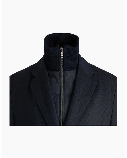 Boss Blue Hyde Solid Patterned Training Bib for men