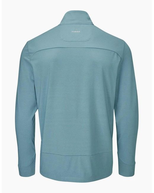 Farah Blue Hayes Midlayer for men