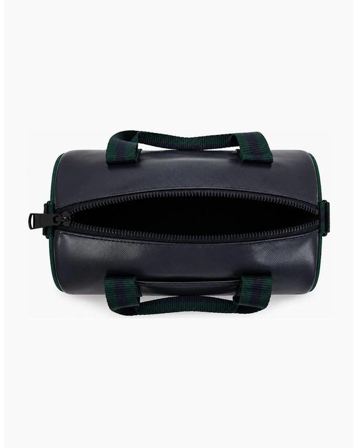 Fred Perry Black Classic Mini Barrel Bag/Grassroots for men