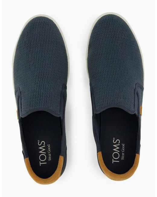 TOMS Blue Baja 2.0 Cotton Trainers for men