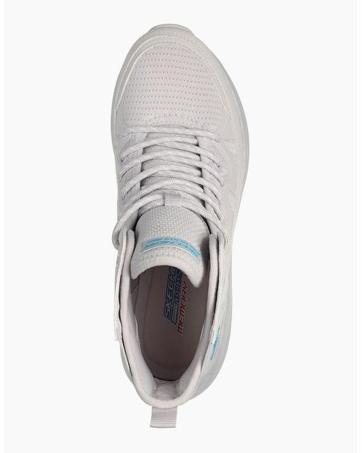 Skechers White B Sparrow2 Canvas Hi Top Ankle Boots